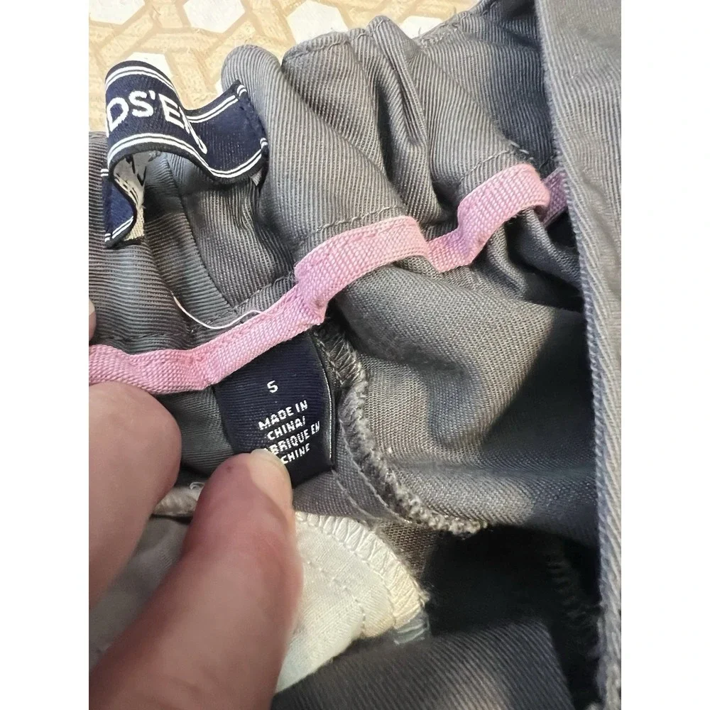 Lands End Girls Teens Size 5 Gray B Shorts School Uniform Elastic Waist Lot Of 4